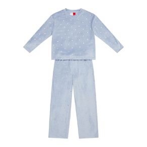 H&H Girls' Velour Pyjamas Set