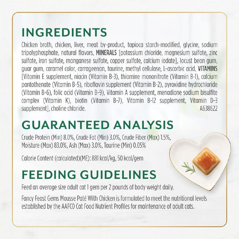 Fancy Feast Gems Chicken Mousse Wet Cat Food 2 x 57g, , hi-res