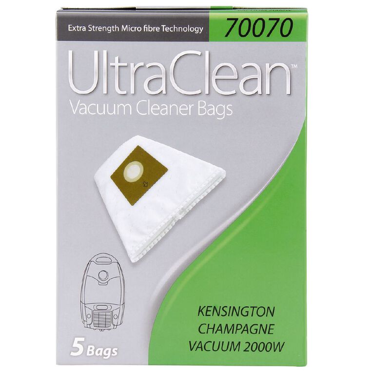 Ultra Clean Vacuum Bags For Kensington Champagne 5 Pack, , hi-res