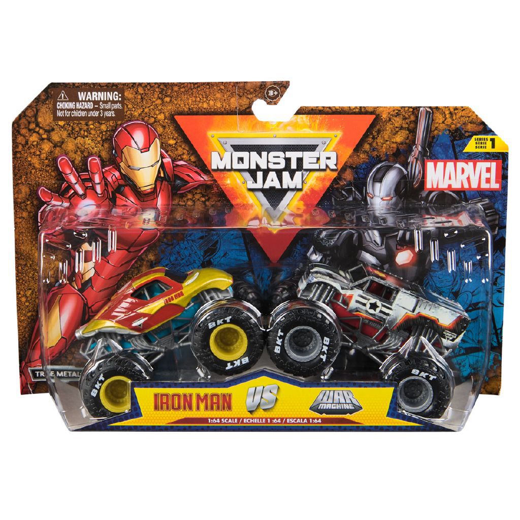 Monster Jam Marvel 1:64 2 Pack | The Warehouse
