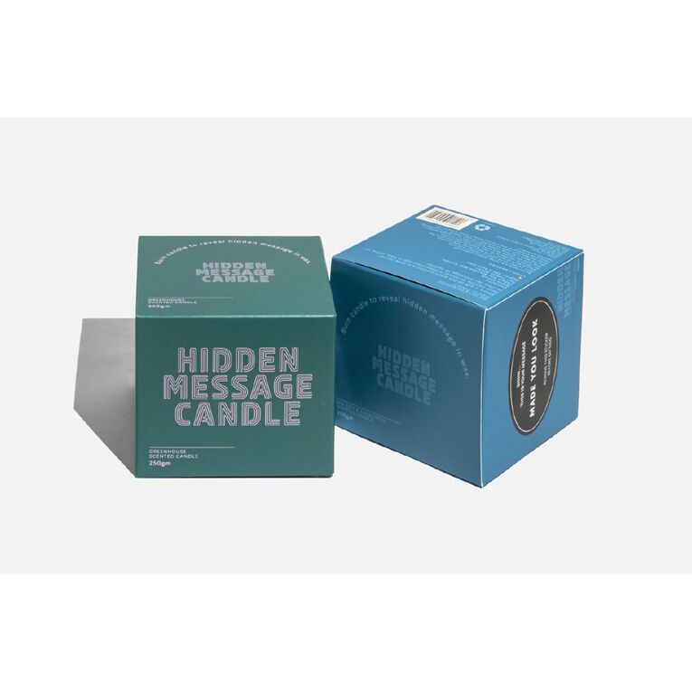 Living & Co Hidden Message Candle Blood Orange & Grapefruit Orange 250g, , hi-res