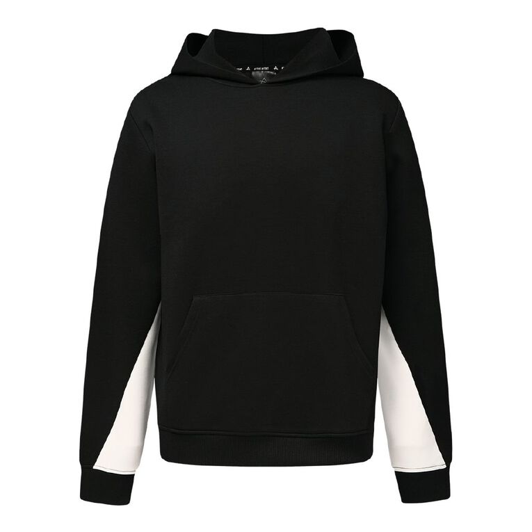 Active Intent Men's Scuba Spliced Hoodie, Black, hi-res