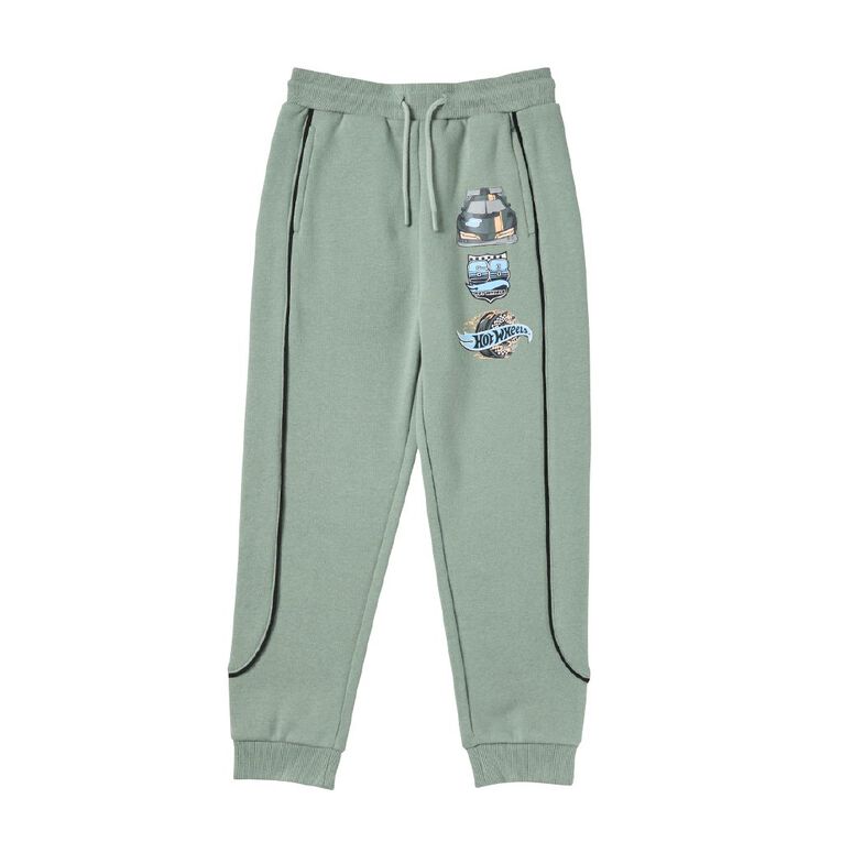 Hot Wheels Trackpants, Green, hi-res
