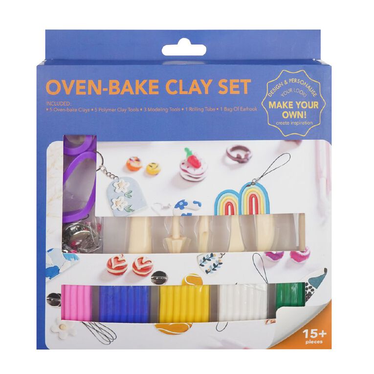 Uniti Craft Adults Oven Bake Clay DIY Kit, , hi-res