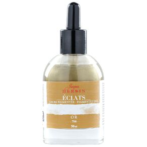 Jacques Herbin Eclats Pigmented Ink Gold 50ml