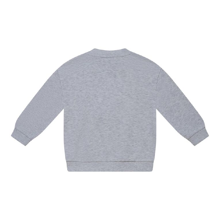 Young Original Plain Crew Sweat, Grey Light, hi-res
