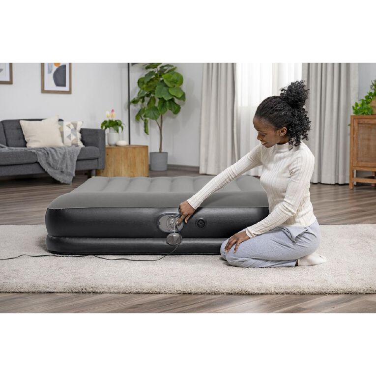 Bestway Tritech Air Mattress With Buit in USB Air Pump Queen 36cm, , hi-res