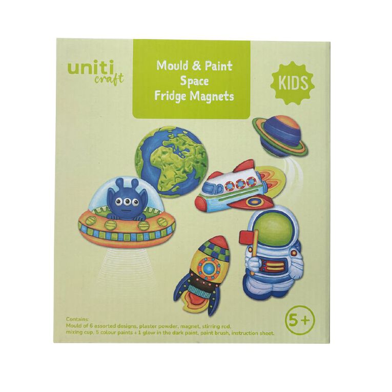Uniti Mould & Paint Space Fridge Magnets, , hi-res