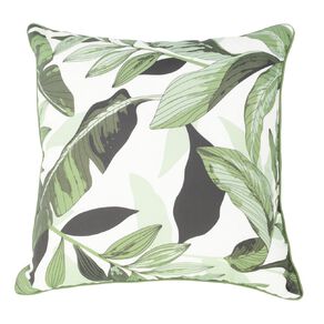 Living & Co Outdoor Cushion Print Green 50cm x 50cm