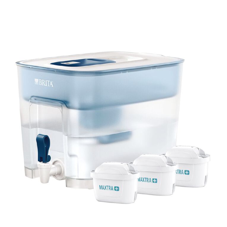 brita flow jug 8 2l with 3 maxtra filters white white the warehouse
