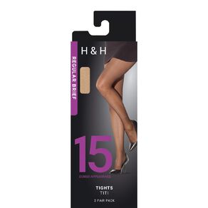 H&H Matte Briefs Tights 2 Pack