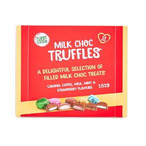 Planet Candy Milk Choc Truffle Box 152g