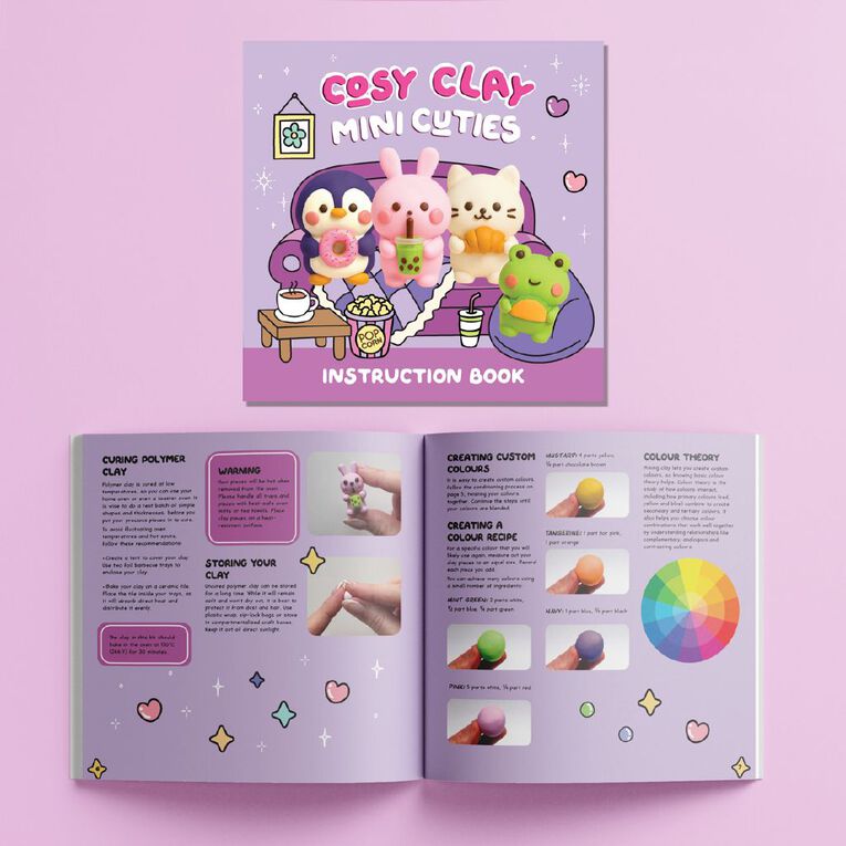 Hinkler Cosy Clay Mini Cuties, , hi-res
