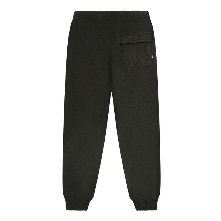 Back Country Kids' Fleece Pants, Black, hi-res