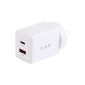 Tech.Inc 45W USB-C + USB-A GaN Fast Charger