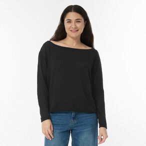 H&H Women's Off Shoulder Long Sleeve Knit
