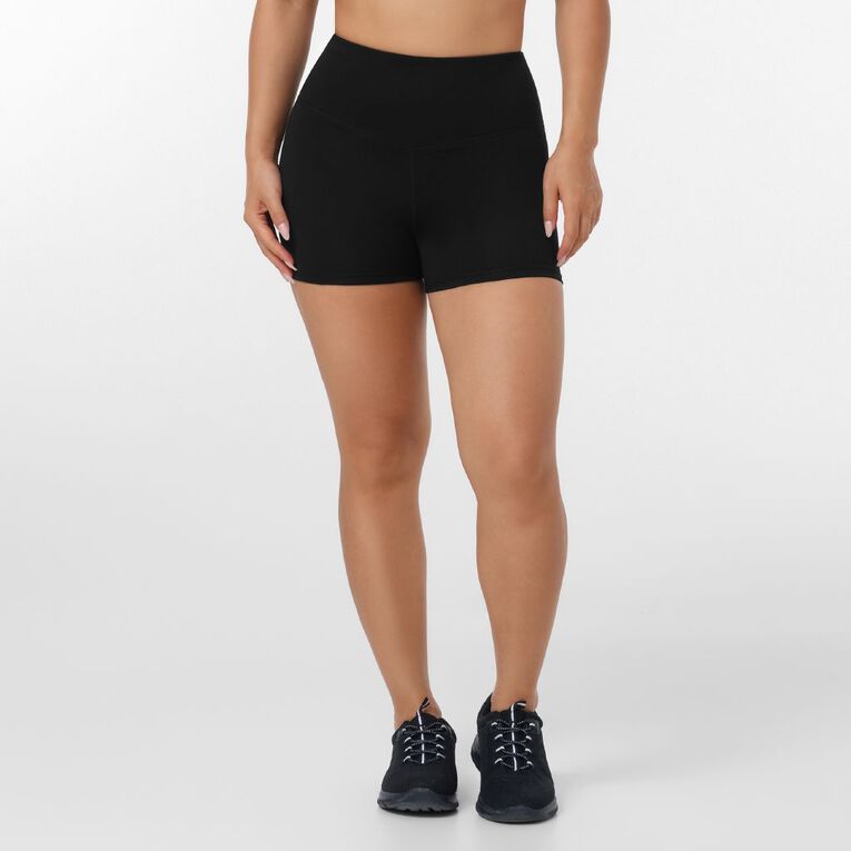 Active Intent Women's Super Soft Bike Shorts, Black, hi-res
