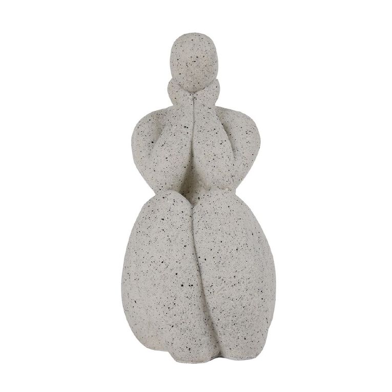 Living & Co Resin Decor Thinking Statue, , hi-res