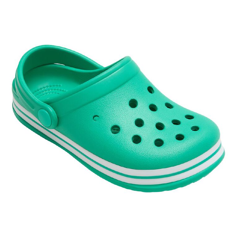 Young Original Senior Kids' Jack Frog Clog Shoes, Green, hi-res
