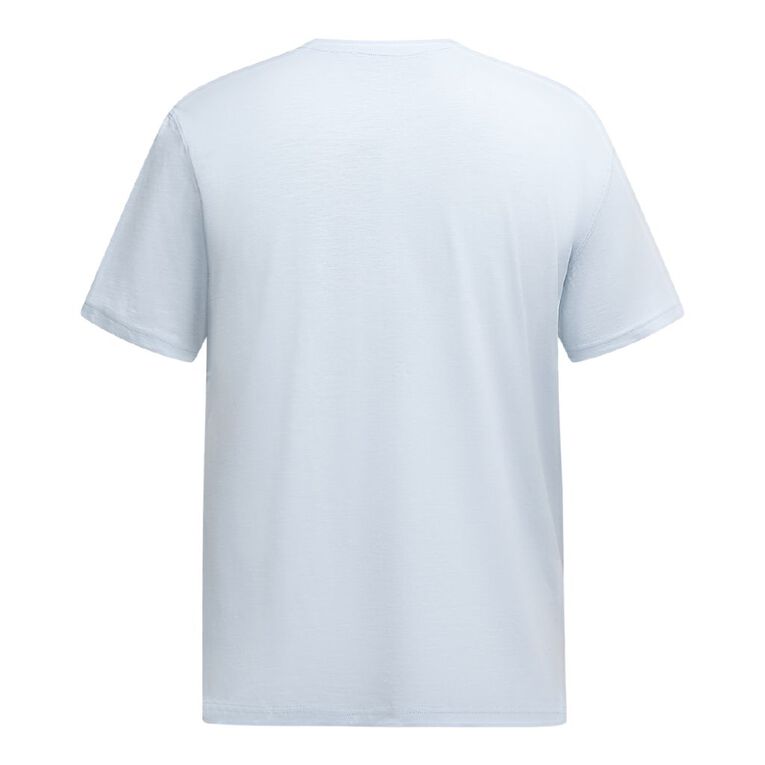 H&H Men's Slub Graphic Tee, Blue Light, hi-res