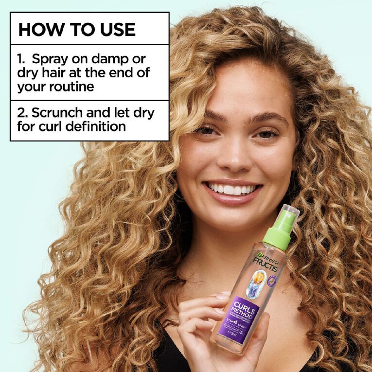 Garnier Fructis Curl Method Leave In Spray 150ml, , hi-res