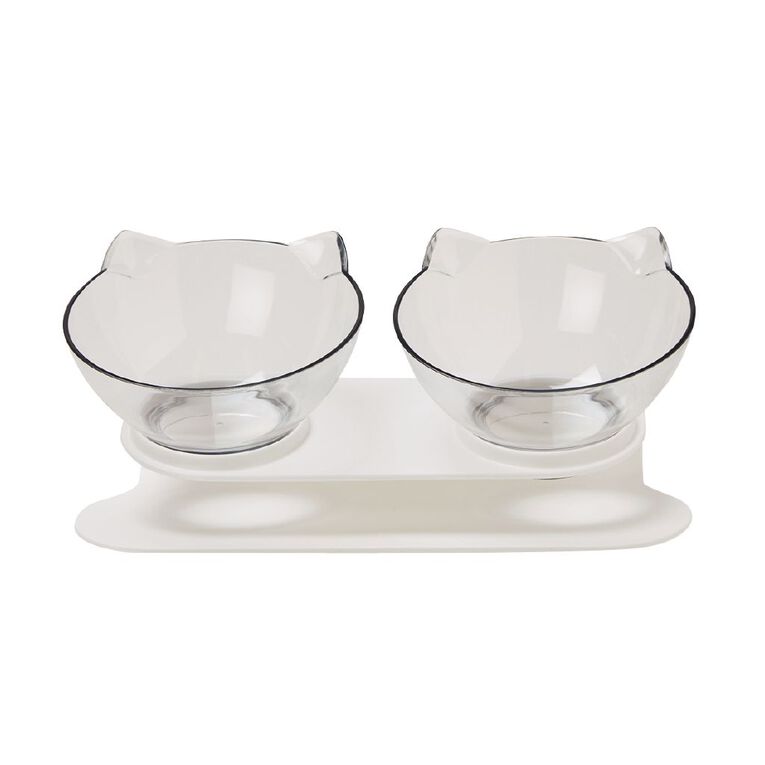Petzone Double Cat Bowls On A Raised Stand The Warehouse