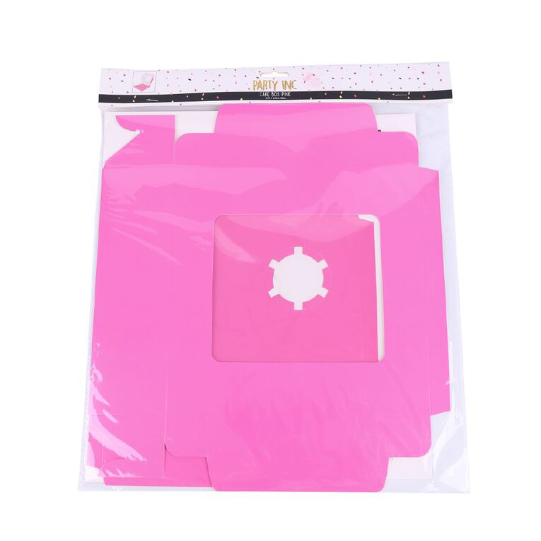 Party Inc Cakebox Pink, , hi-res