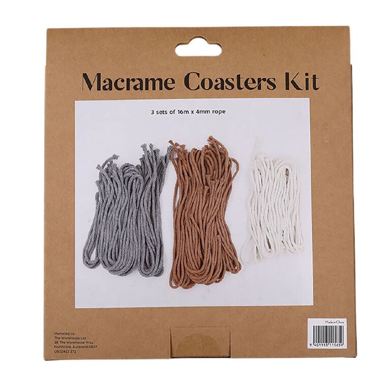 Macrame Coasters Kit, , hi-res