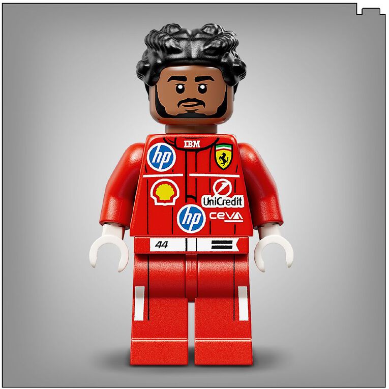 LEGO Editions Formula 1 Scuderia Ferrari HP Lewis Hamilton Helmet 43022, , hi-res