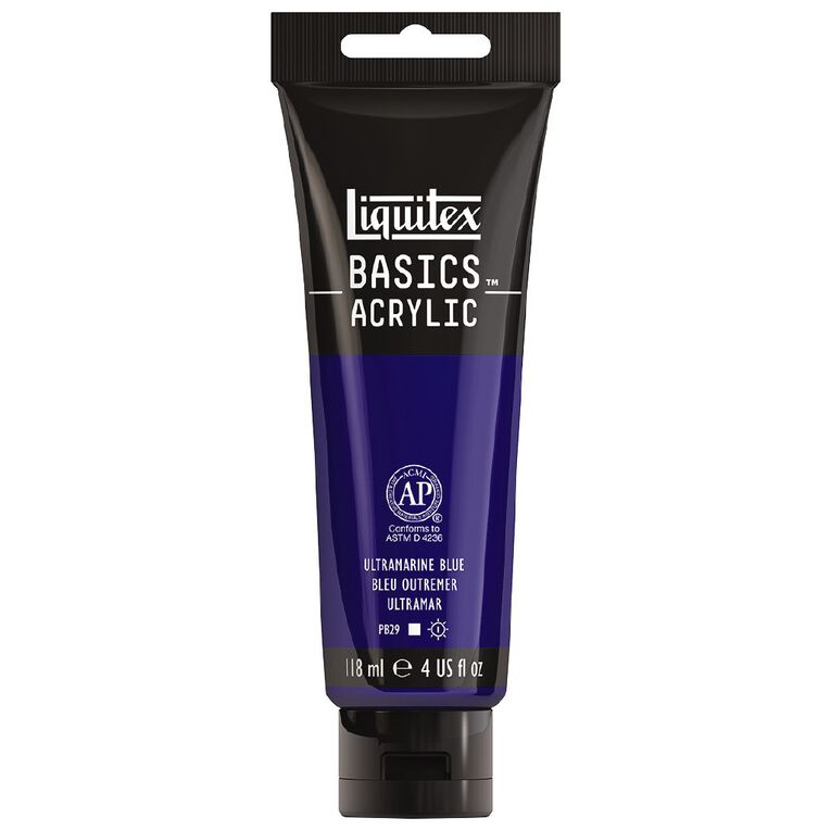 Liquitex Basics Acrylic 118ml Ultramarine Blue, , hi-res