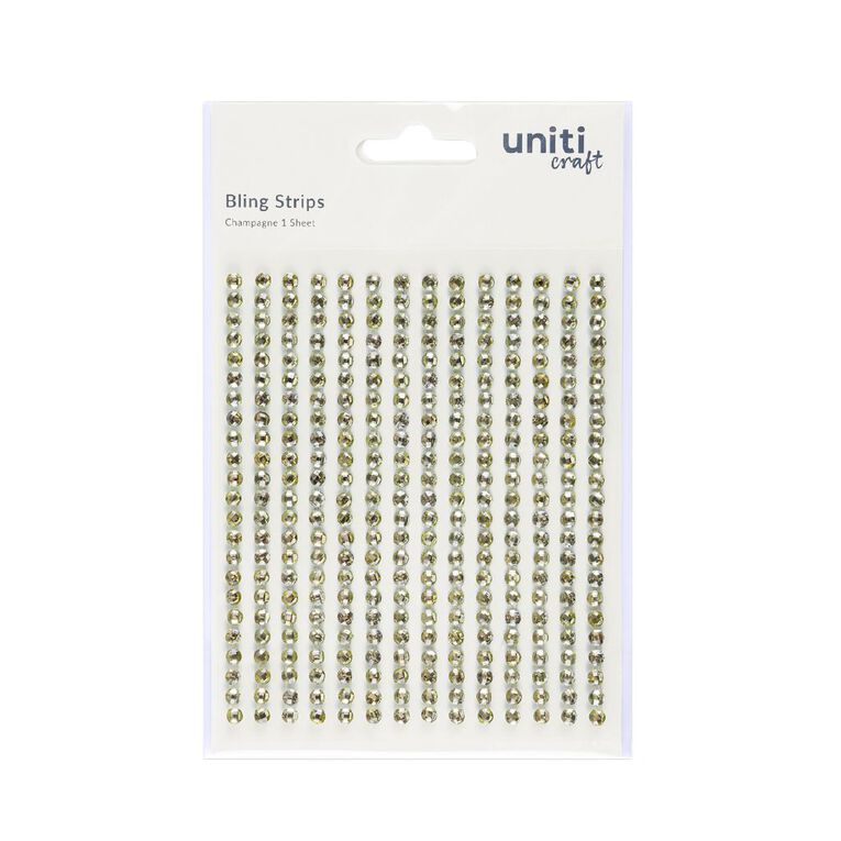 Uniti Bling Strips Champagne, , hi-res