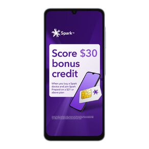 Samsung Galaxy A06 4G with Spark Sim Bundle Blue Light