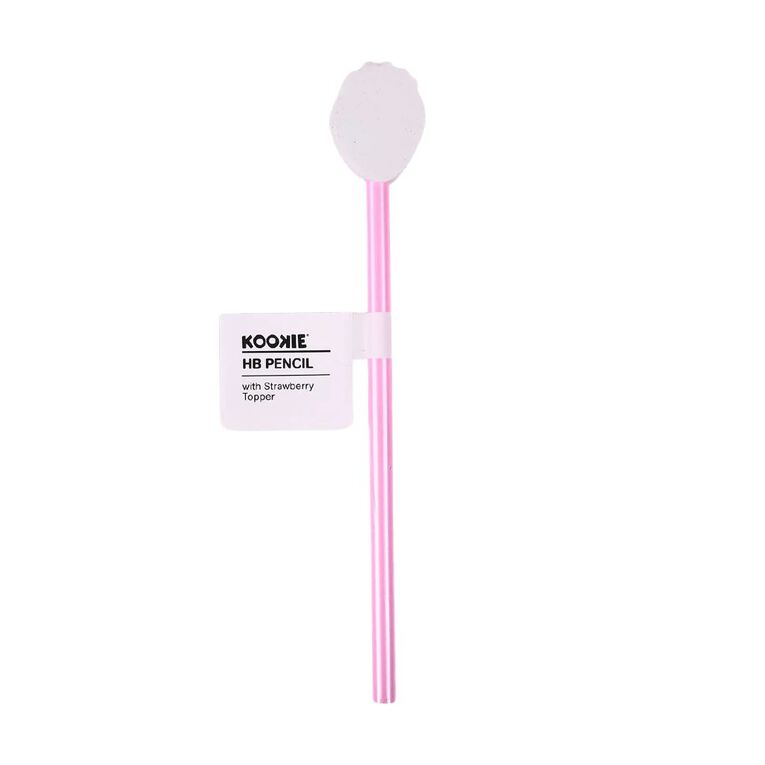 Kookie HB Pencil With Strawberry Topper, , hi-res