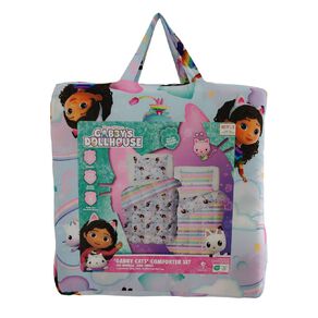 Gabby's Dollhouse Comforter Set 2pc King Single