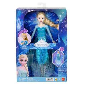 Frozen Light Up Snowflake Elsa Singing Doll