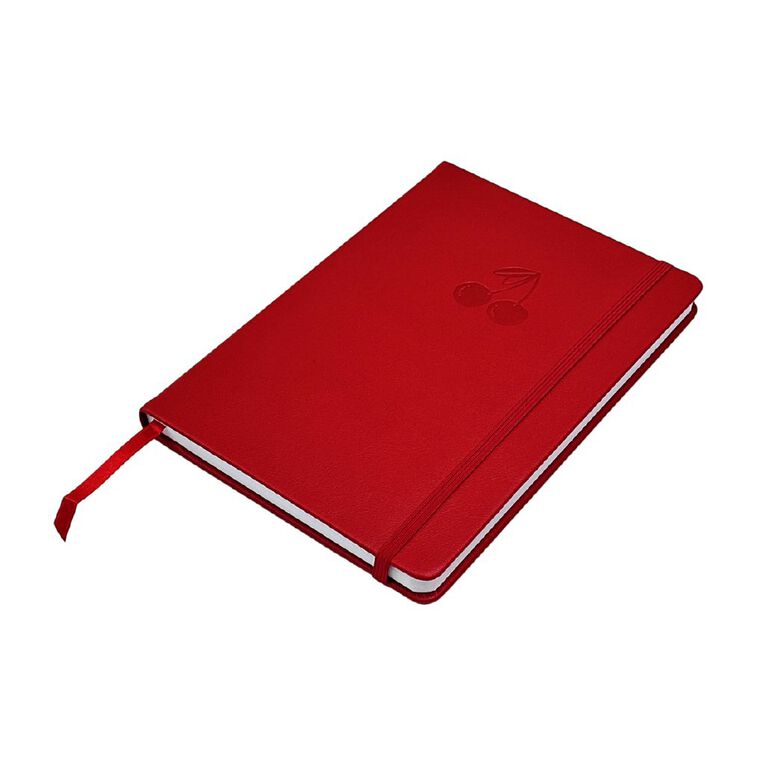 Uniti Stationery Red Cherry A5 Notebook, , hi-res