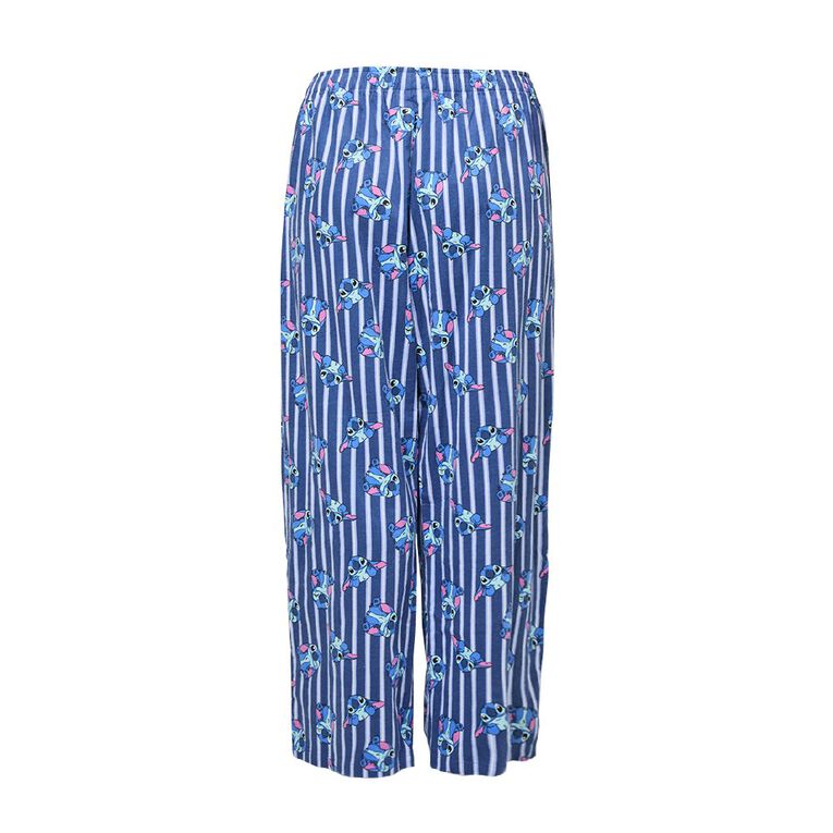 Stitch Women's Plus Size Flannel Pants, Blue Mid, hi-res