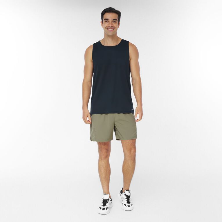 Active Intent Men's 5 Inch Training Shorts, Green Mid, hi-res