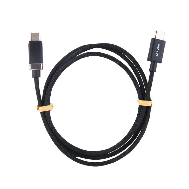 Tech.Inc 60W USB C Magnetic Stay Cable 1m TICCS1907 Black, , hi-res
