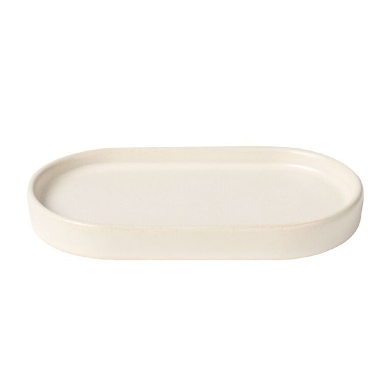 Living & Co Bathroom Tray White/Black, , hi-res