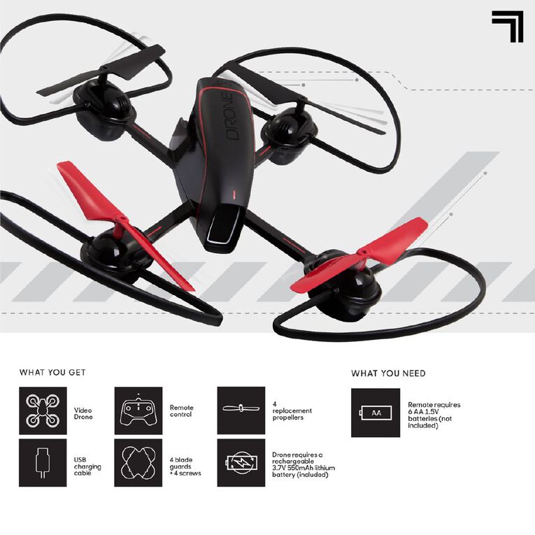 Sharper Image Drone Mach 10inch with Camera Streaming, , hi-res