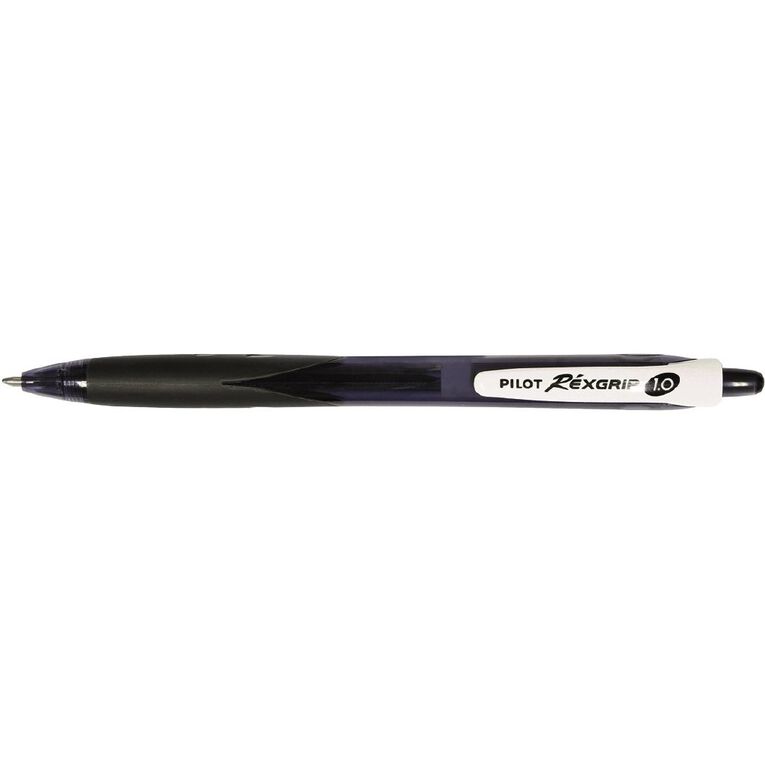 Pilot-BeGreen Rexgrip Medium 1.0mm Ballpoint Pen Black, , hi-res