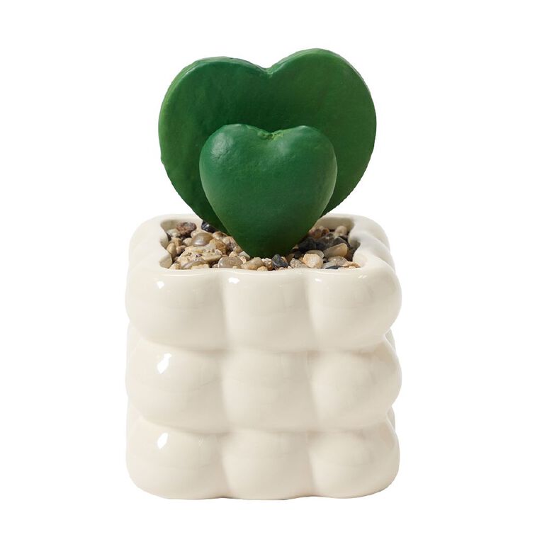 Living & Co ARTIFICIAL HEART PLANT BOBBIN, , hi-res