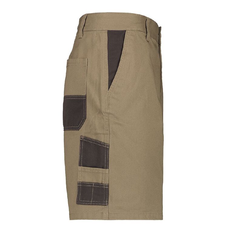 Rivet Men's Utility Shorts, Tan, hi-res