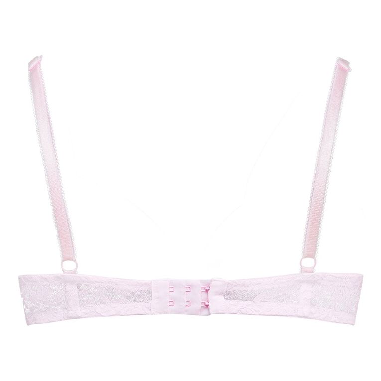 H&H Women's Poppy Lace Contour Bra, Pink Light, hi-res