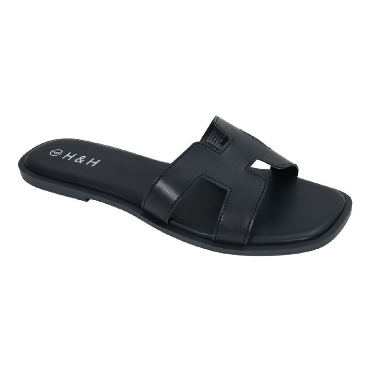 H&H Women's Sandals, Black, hi-res