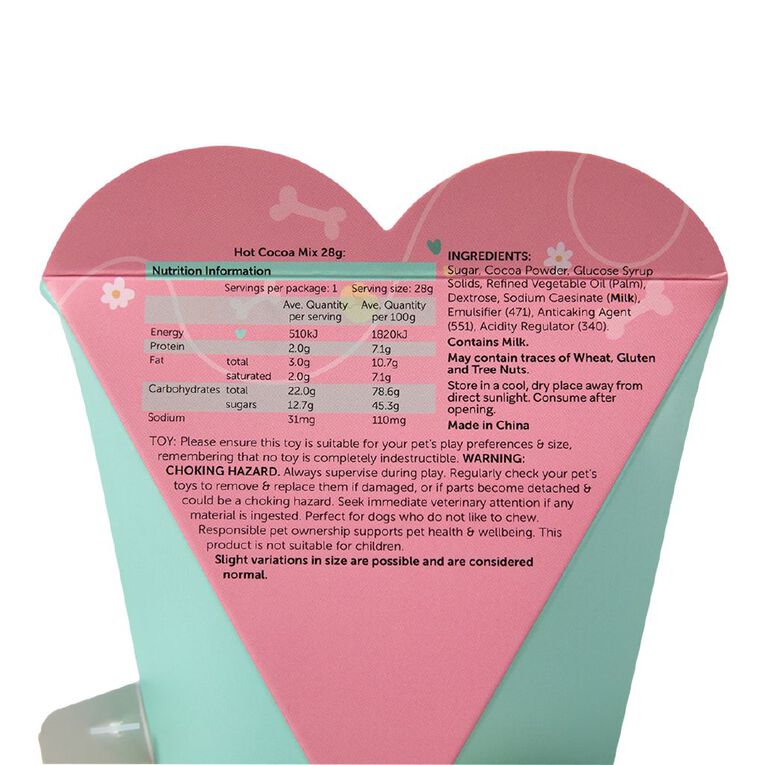 Mug Gift Set For Mum and Pet Contains Cocoa Mix and Dog Toy, , hi-res