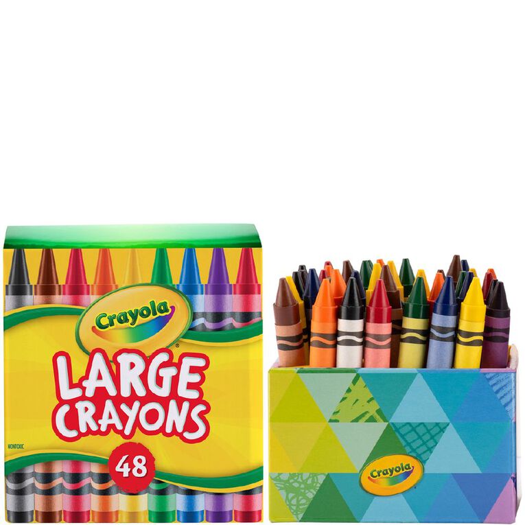 Crayola 48 Pack Large Crayon Deskpack, , hi-res