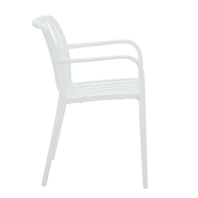 Living & Co Oberlin Chair White, , hi-res