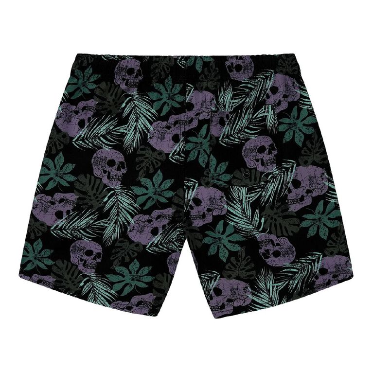 Young Original Microfibre Swim Short, Black, hi-res